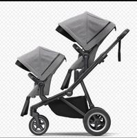 Thule Sleek Doppel-Kinderwagen + Zubehör  Gestell neu