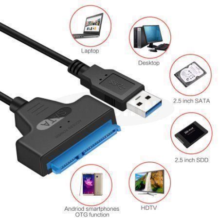 Unità & Adattatore: USB 3.0 - SATA3 Adapter mit Kabel – Nuovo e nell'imballaggio originale da Genestrerio venduto da DennoPC