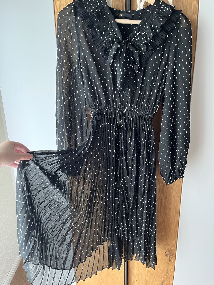 Maje Kleider: Maje polka dot black dress – Neu (gemäss Beschreibung) aus Weiach von skynat 1