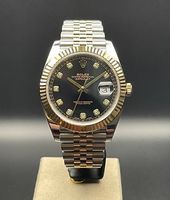 Rolex Datejust 41 Ref. 126333 Jubilee Black Diamond 