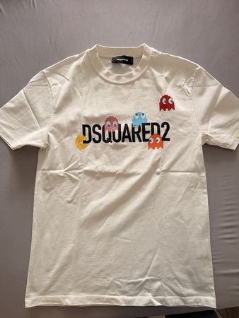 T-Shirt Dsquared2 weiss Motiv Grösse L neuwertig