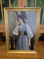 Ancien tableau d'une Appenzelloise