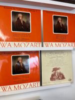 4x Mozart Schallplatten, Violinkonzerte