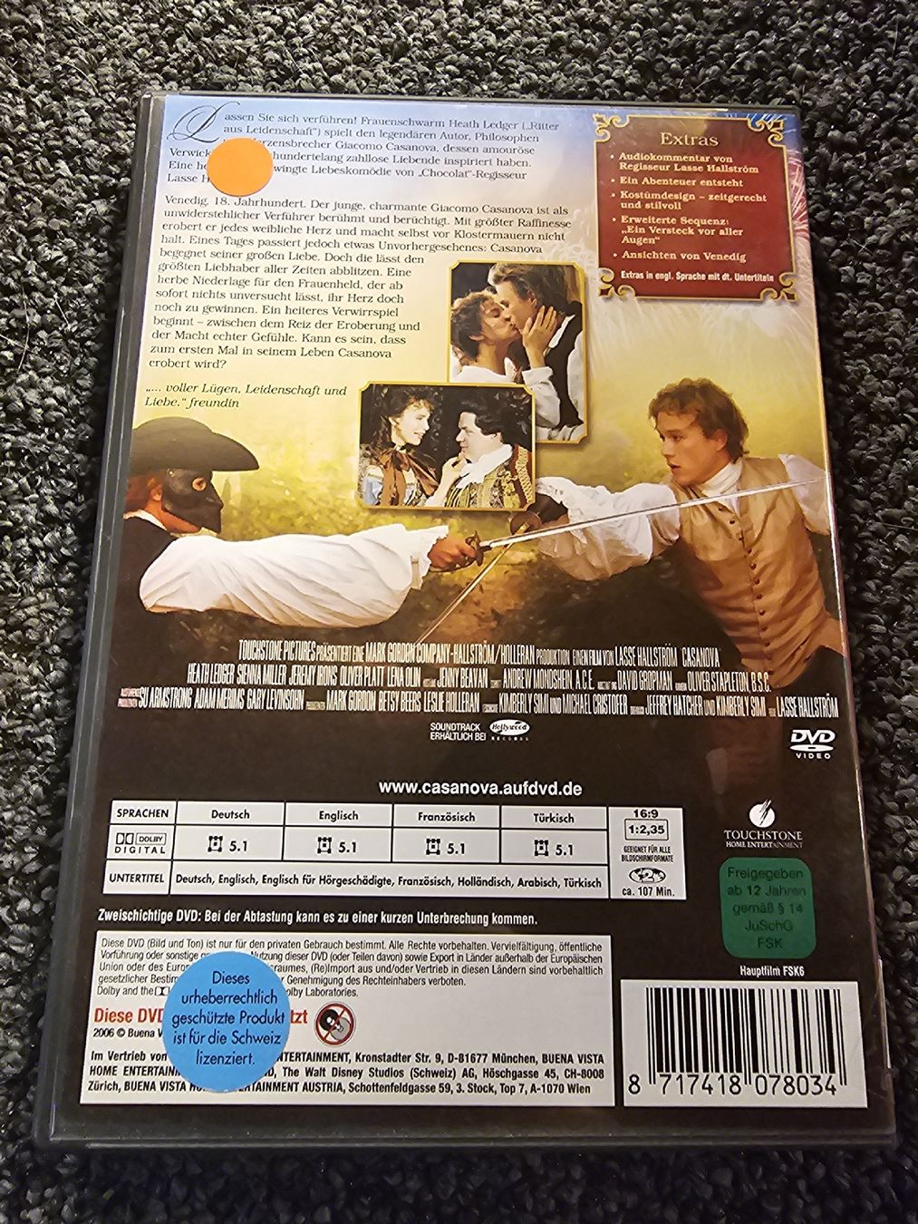 Tutti i DVDs: Casanova (21217) – Usato da Ruswil venduto da jan_bxl5 1