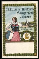 Luzern, 29. Kantonale-Sängerfest 1910, 