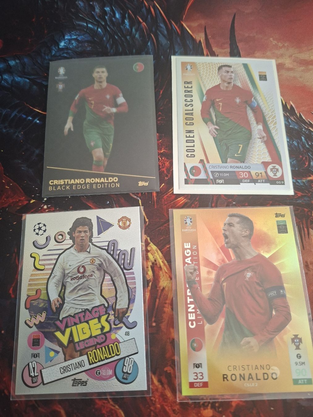 Topps Carte collezionabili: Cristiano Ronaldo Topps x4 – Usato da Wittenbach venduto da and_9f2c 1