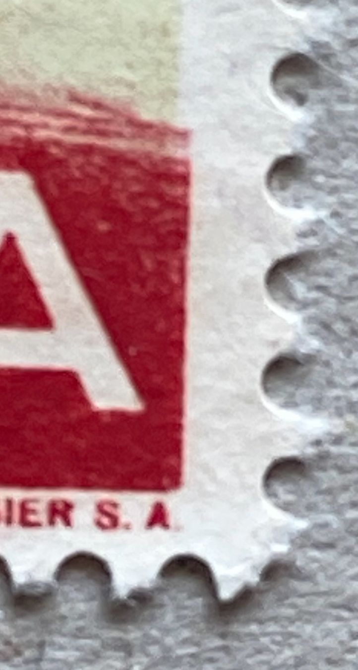 Alle Briefmarken: F38, Flawil, schöne Druckverschiebung, Eckzahnfehler – Gebraucht aus Aarau von hilde47