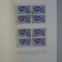 1963, F46 Viererblöcke ungebraucht +gestempelt in PTT-Heft.