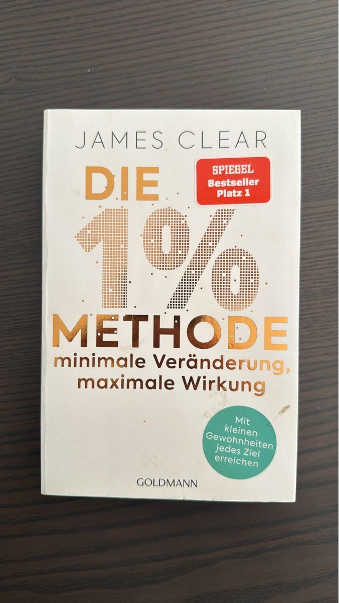Libri: James Clear Die 1% Methode Buch guter Zustand – Usato da Winterthur venduto da LegioXIII93