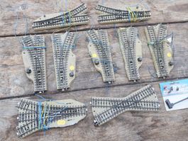 Märklin 10 x Elektro Weichen/Zubehör H0