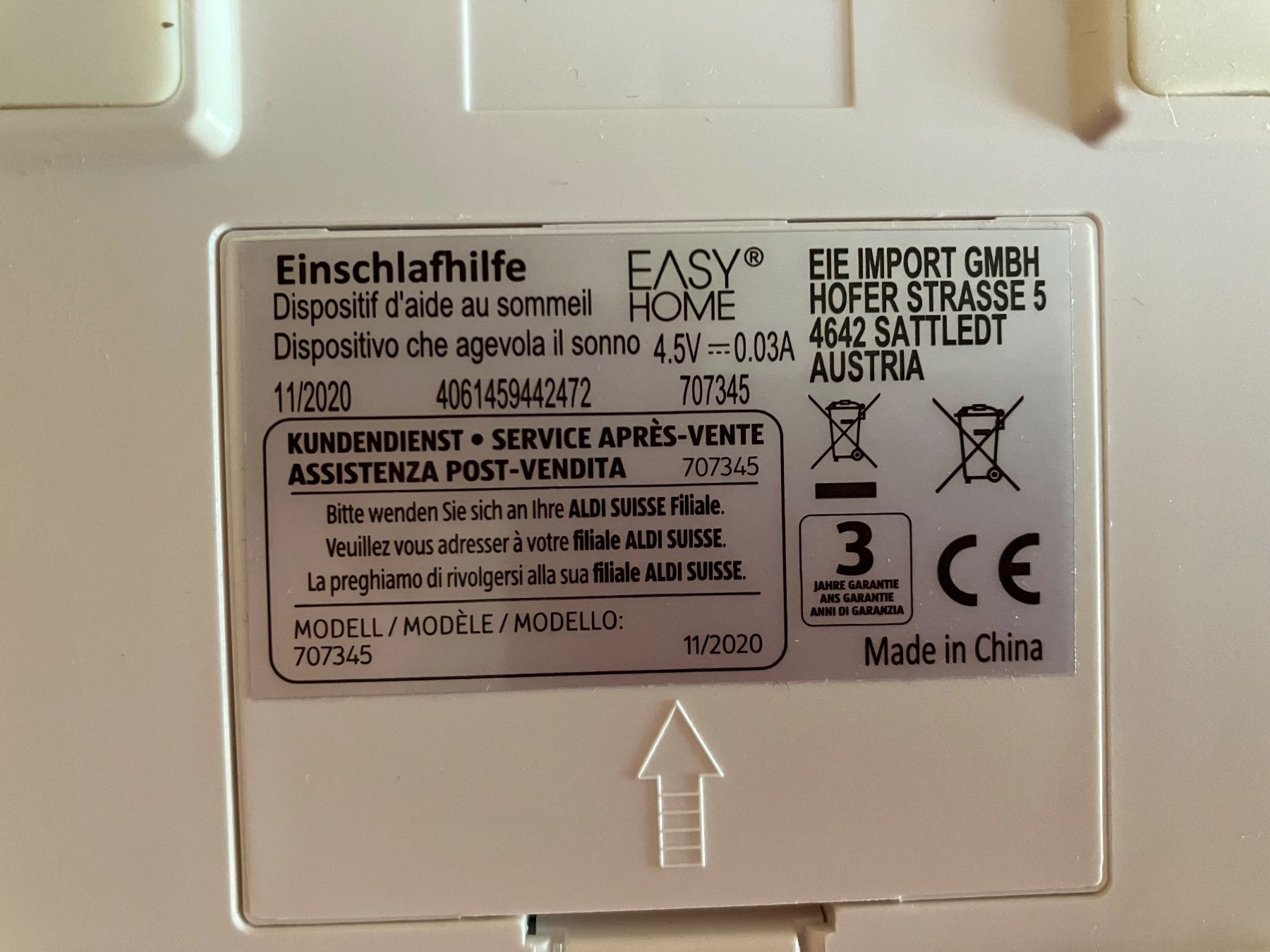 Boîtes à musique: EASY HOME, Einschlafhilfe,  mit Timer – D'occasion à Rüegsauschachen par limek 2