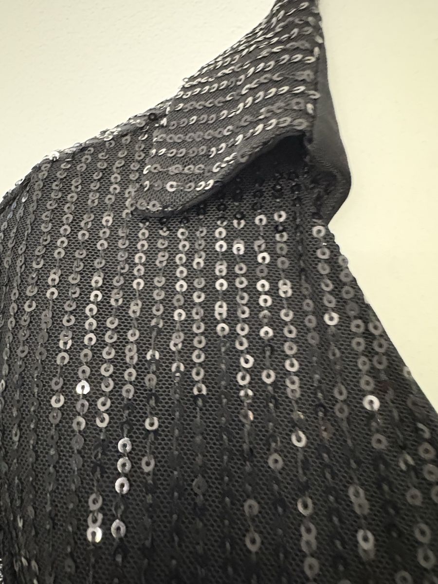 Giacche: Schwarzer Pailletten Blazer Grösse 44 – Usato da Unterterzen venduto da gig_29x8 3