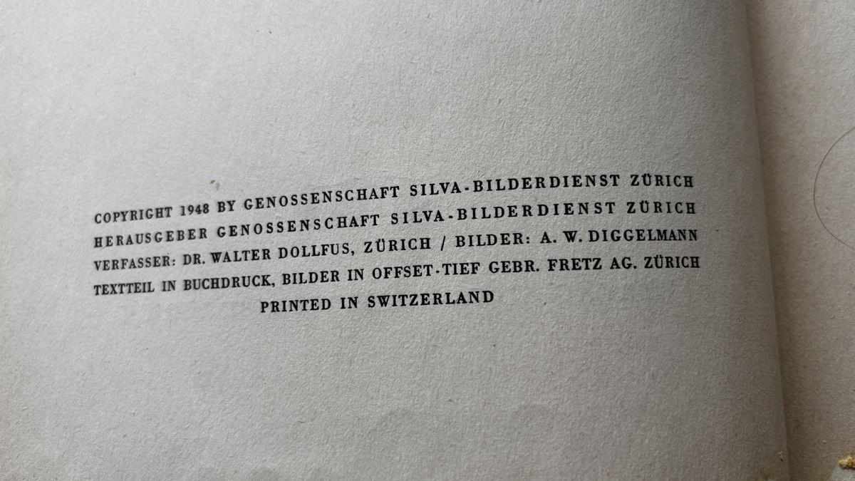 Libri: Die Eroberung des Luftmeeres- Silva Buch  1948 – Usato da Basel venduto da NellyBotti 4