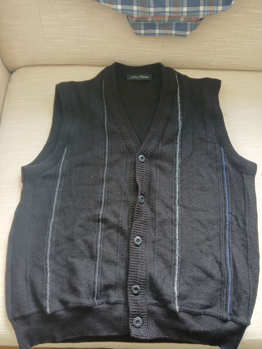 Gilet & Giacche: John Harris Knitted Vest Black Size 52 Winter Essential – Usato da Dübendorf venduto da rol_fm6d 1