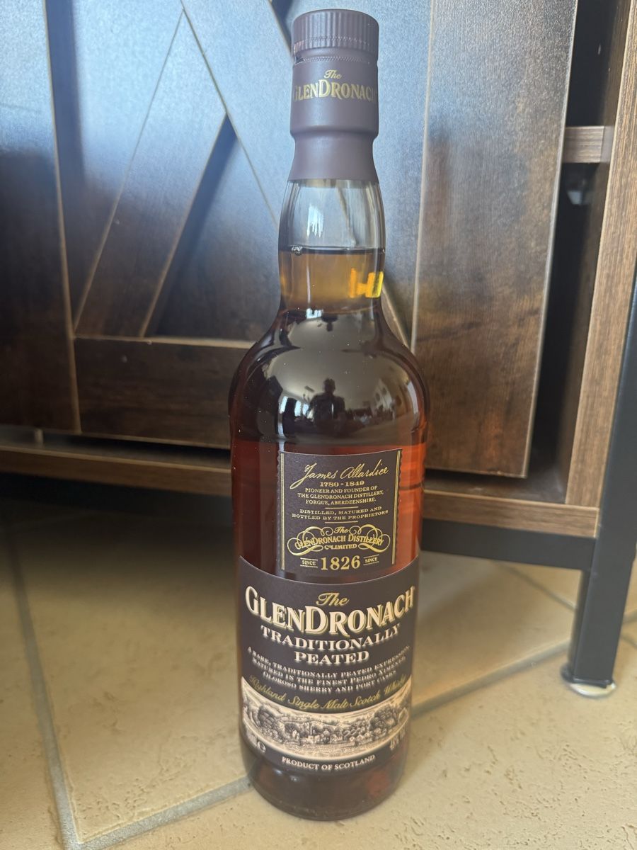 Glendronach Bevande alcoliche: Glendronach Traditionally Peated Highland Single Malt Scotch – Nuovo e nell'imballaggio originale da Hergiswil NW venduto da wert721 2