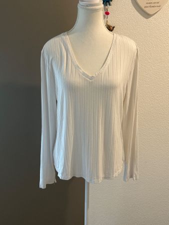 Damen Langarmshirt weiss von Laura Torelli Collections