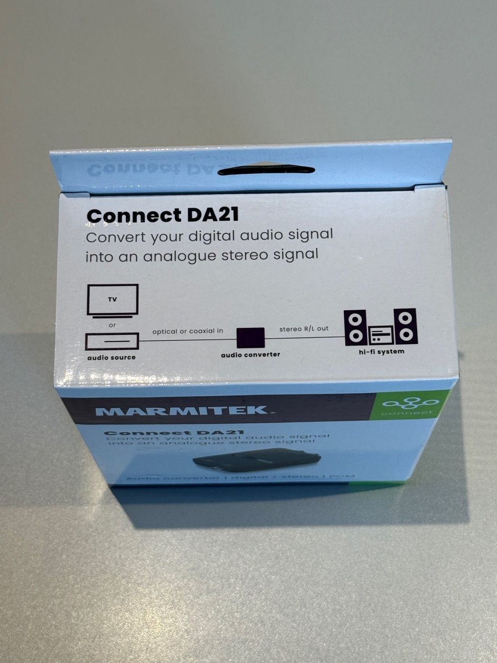 Marmitek Convertitori: Marmitek Connect DA21, Digital-Analog-Wandler – Nuovo e nell'imballaggio originale da Grosshöchstetten venduto da HCOG 1