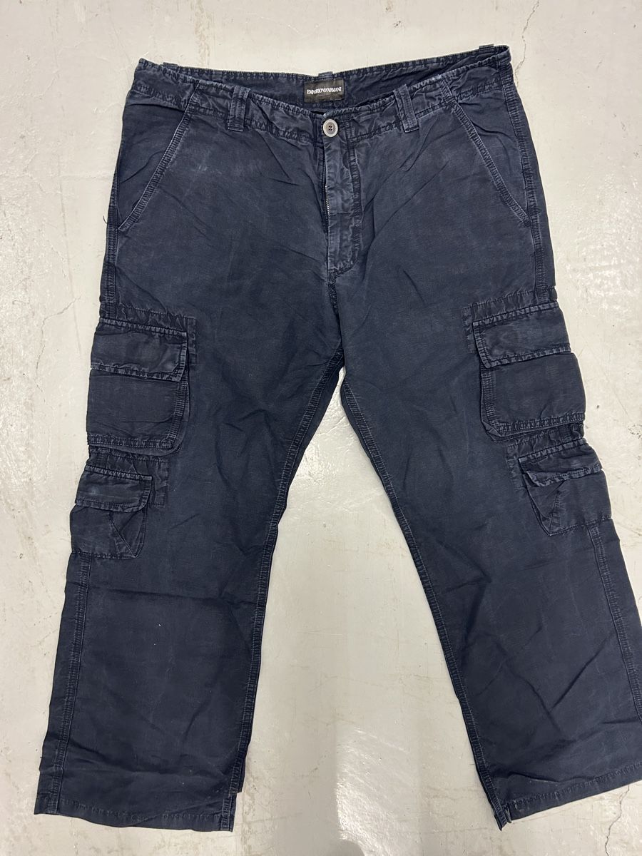 Armani Hosen: Armani Blaue Cargo Hose, Grösse 34/34 – Gebraucht aus Bern von floorball_zoro