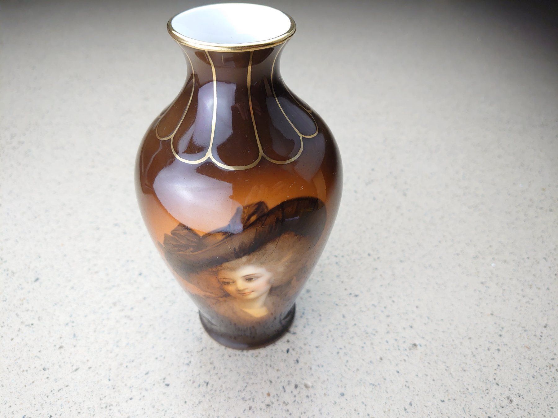 Vasi & Recipienti: Rembrandt Bavaria Vase handbemalt – Usato da Zürich venduto da safenia87