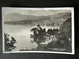 Postkarte Schiff Chillon mit Schloss ungebraucht  (P103)