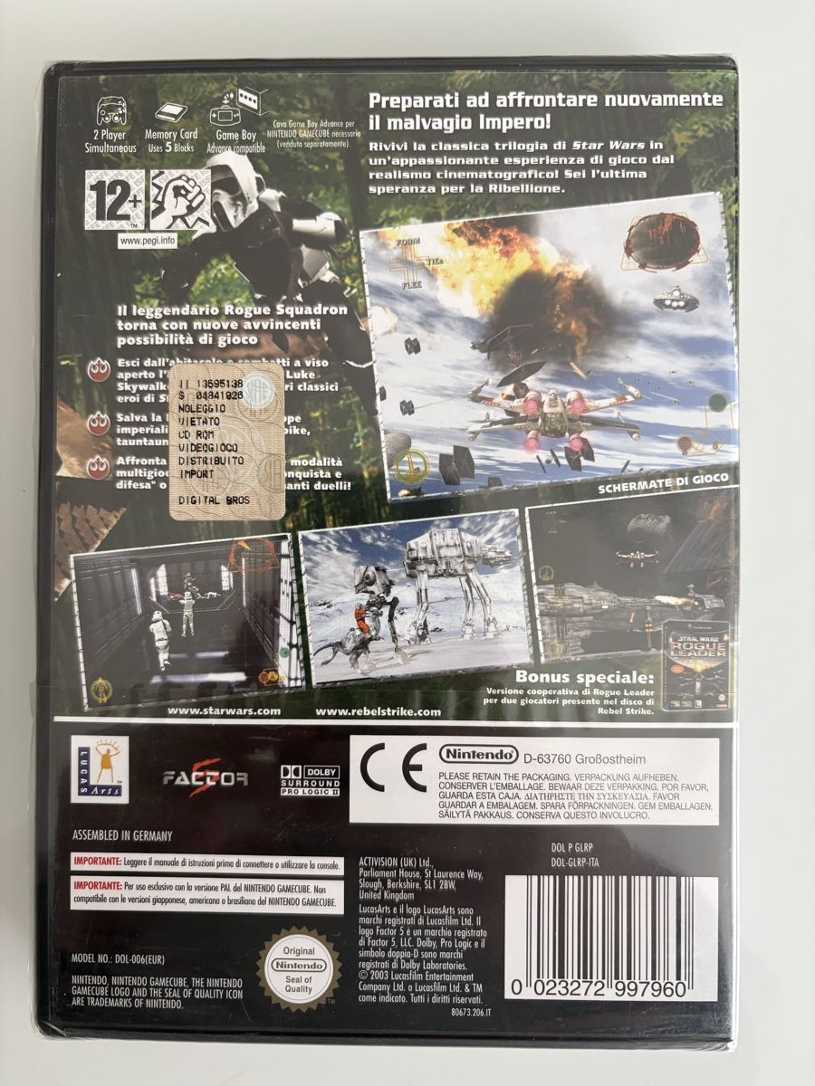 Nintendo Spiele: Star Wars Rebel Strike Rogue Squadron 3 GameCube new sealed – Neu und originalverpackt aus Zürich von Collecting-World 1