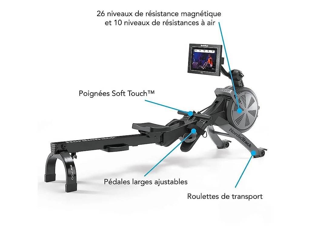 Hometrainer: NordicTrack rameur RW700  – Usato da Botterens venduto da cedruf 2