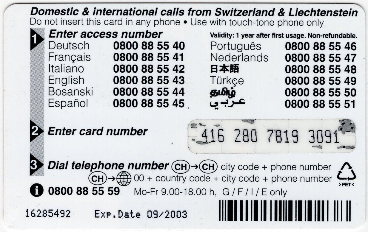Schede telefoniche: telecom FL - Sammlung mit 31 verschiedenen Prepaidkarten – Usato da Eglisau venduto da Chperfins 4