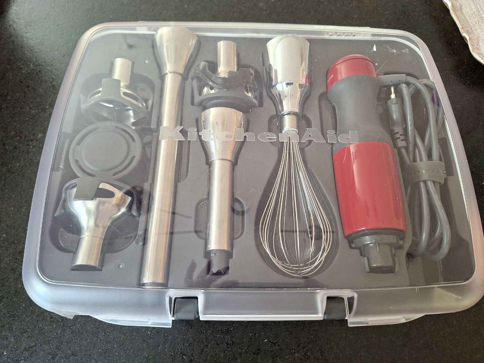 Kitchenaid Elettrodomestici da cucina: Kitchen Aid  Stabmixer Set neuwertig 5KHB2571 – Nuovo (secondo la descrizione) da Meinisberg venduto da Destiny1972