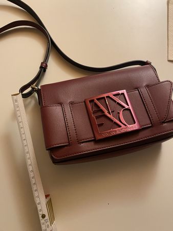 Armani Exchange Tasche, bordeauxrot