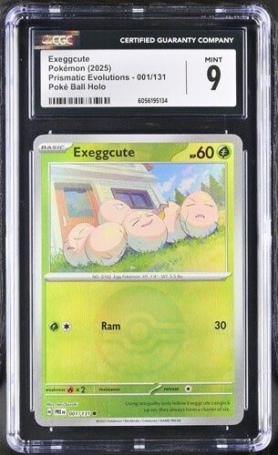 Pokémon Sammelbilder & Trading cards: Exeggcute Holo CGC 9 Prismatic Evolutions 001/131 – Gebraucht aus Zürich von pokemon_cards
