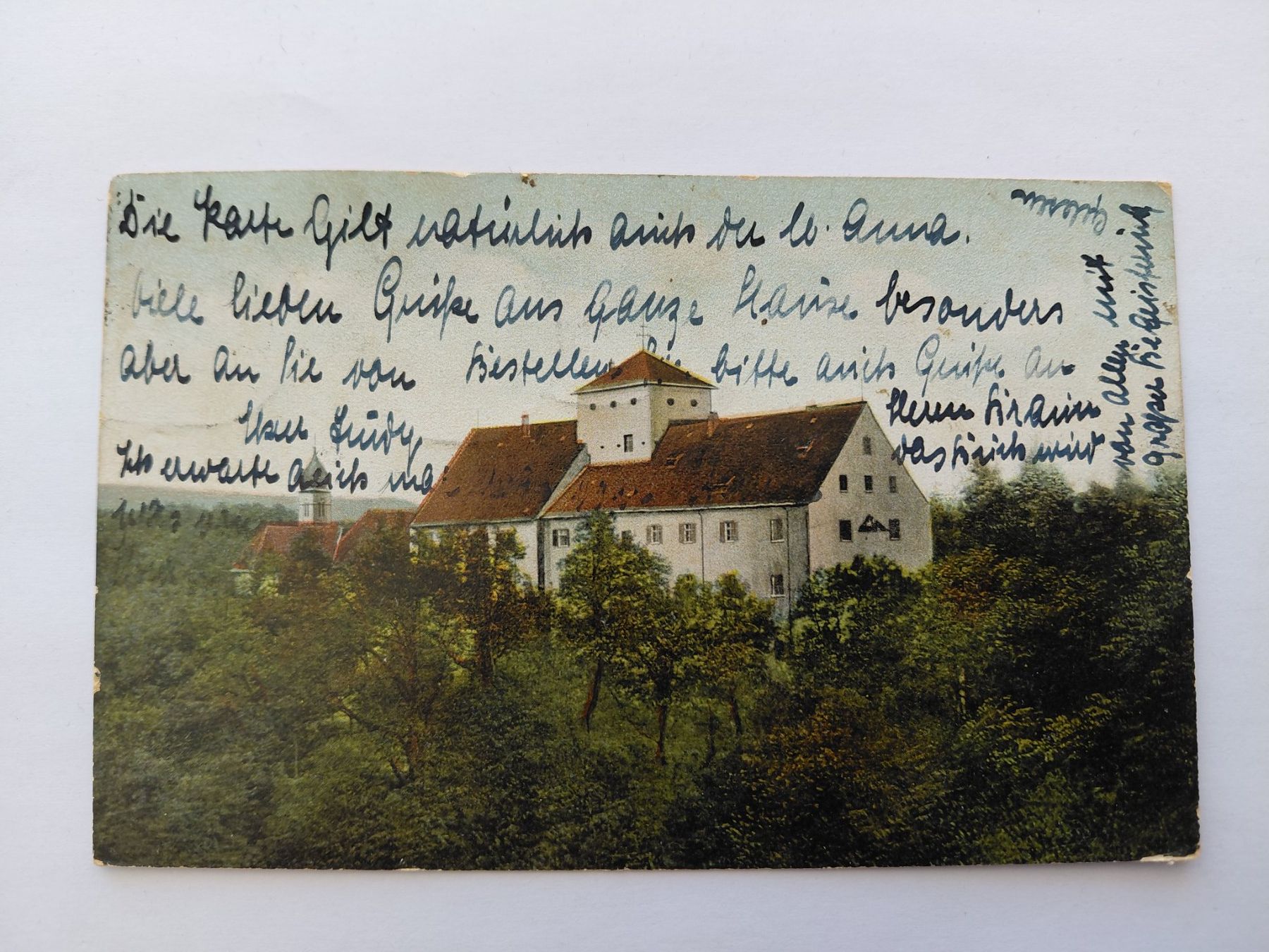 Cartoline postali: Alte Ansichtskarte Schloss  1924 gebraucht – Usato da Wattwil venduto da yburgler