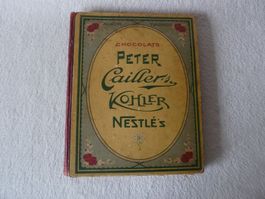 Schoggi-Bilder Album Peter Cailler Kohler Nestlé komplett