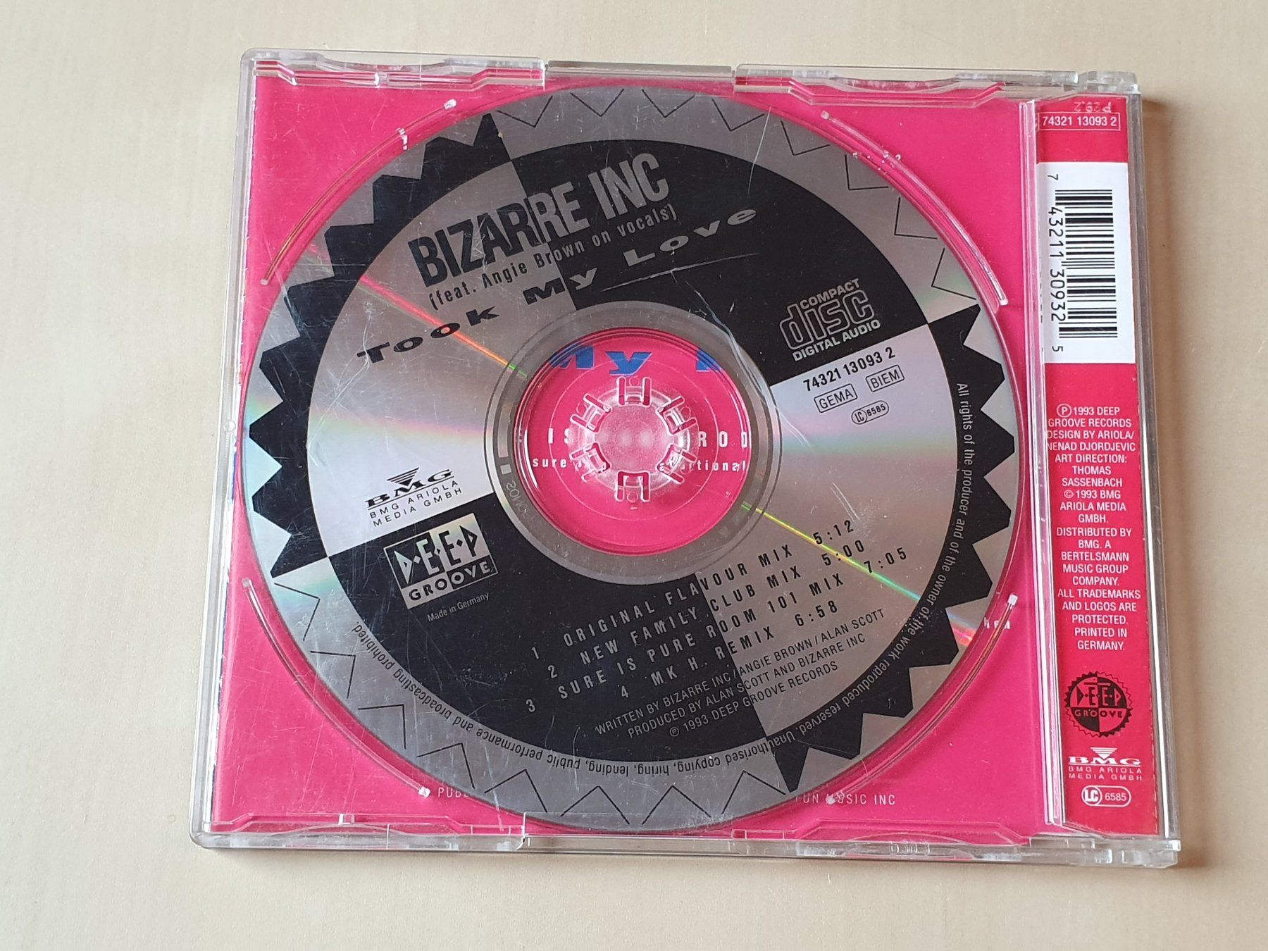 CDs: Bizarre Inc Took my Love – Gebraucht aus Stansstad von collectorsshop 1