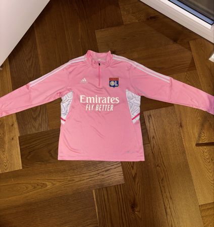 Adidas Olympique Lyon Trainingsanzug pink blau Set
