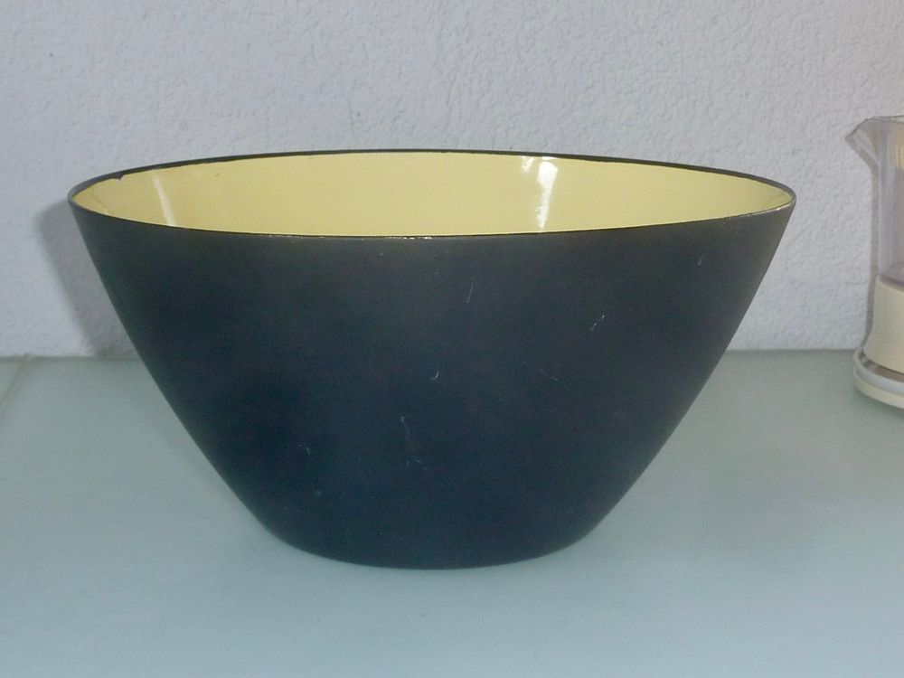 Premier Housewares Calisto Schüssel – Steingut, Emailliert, Schwarz Glasierte Terrakotta, 16x16x8 Cm, Spülmaschinenfest