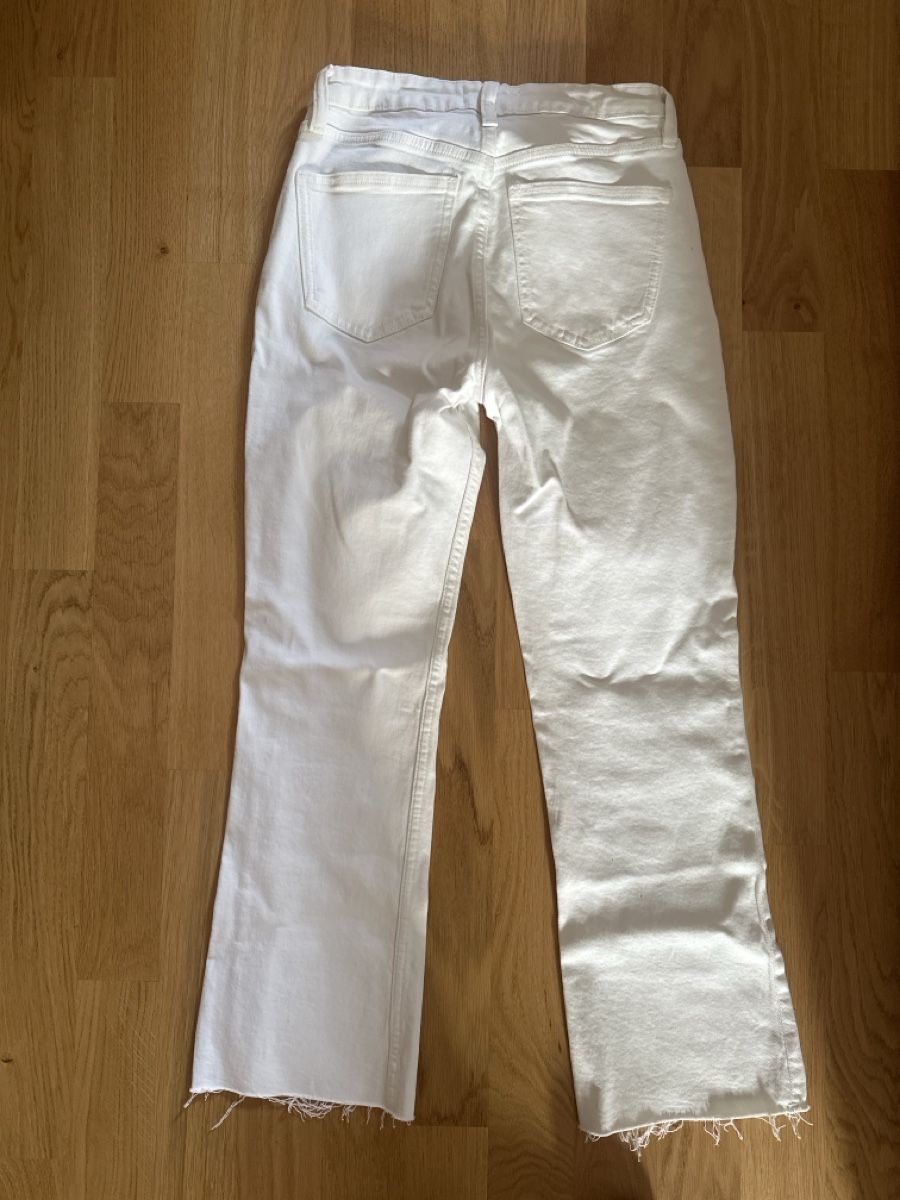 Zara Jeans: Jeans Zara White Flared Size 34 – Usato da Zürich venduto da linavsxx 1