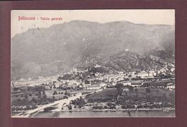 BELLINZONA - Veduta generale - 1916 Bahnpost