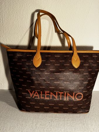 Valentino Shopper Tasche braun/beige - Top Zustand!