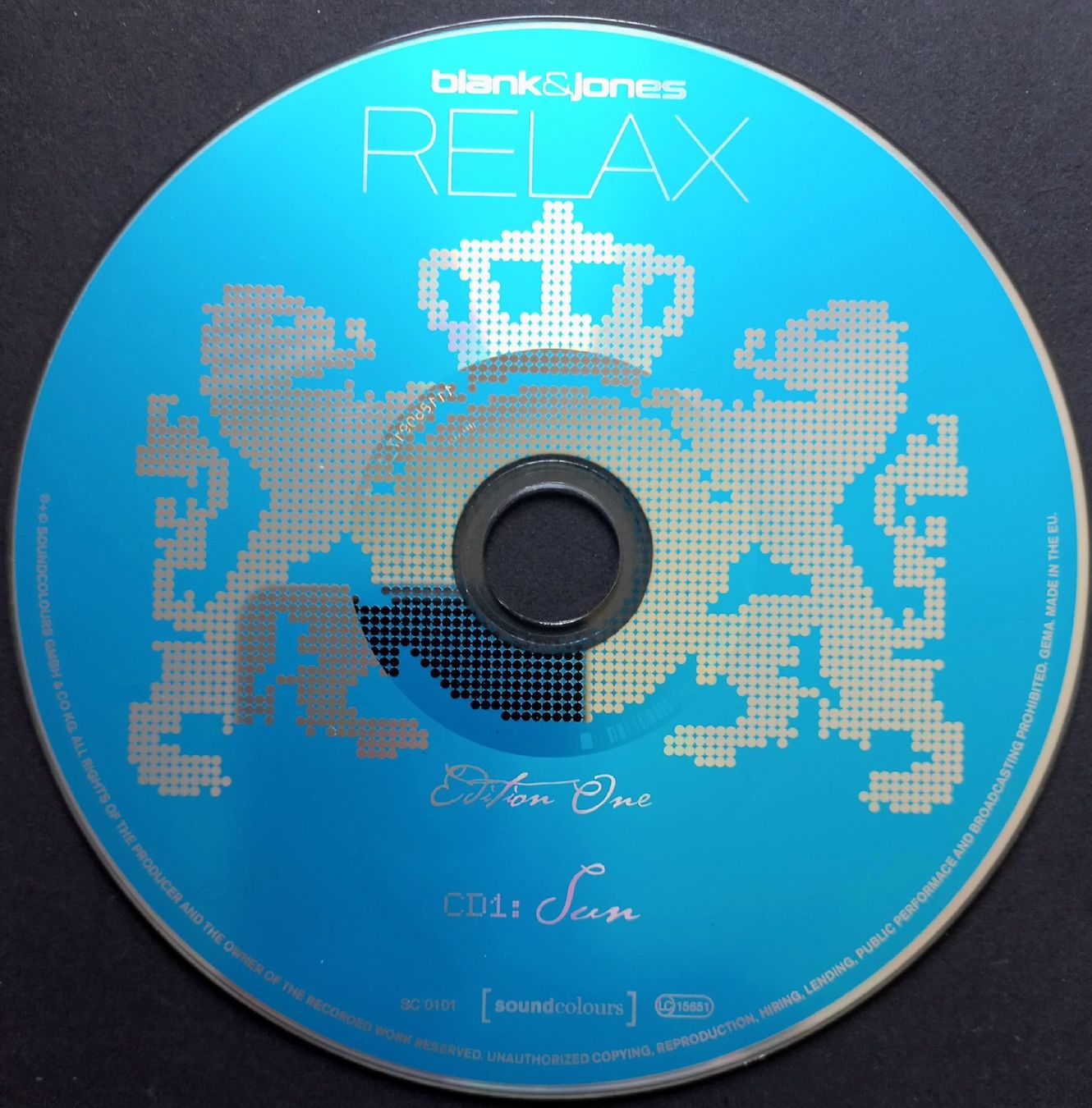 CD: CD - blank & jones - Relax - CD 1 sun – Usato da Niederuzwil venduto da lubimaja