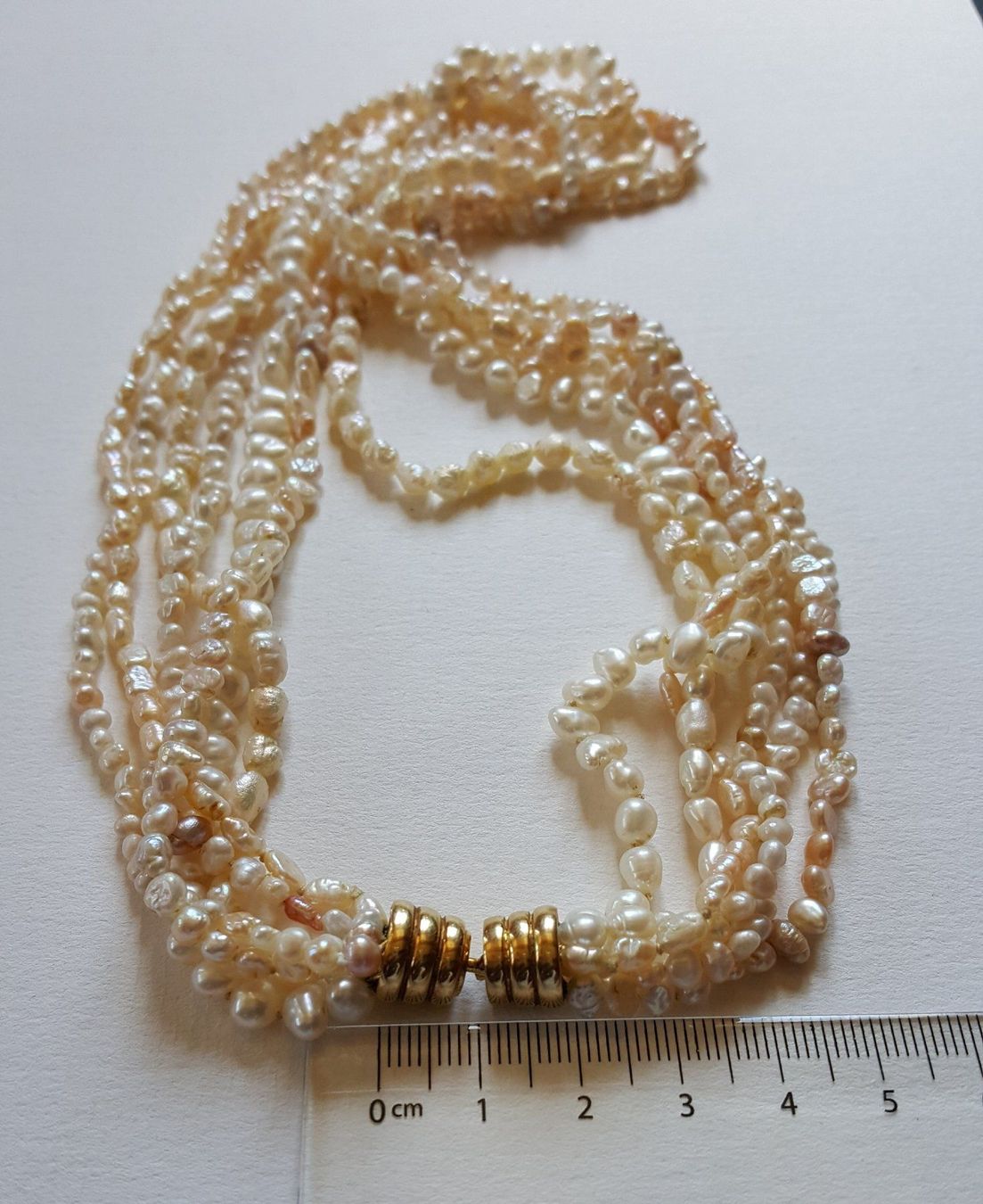 Ketten: 18 Karat 750 Gold Perlen Collier – Gebraucht aus Wald ZH von Aniade 2