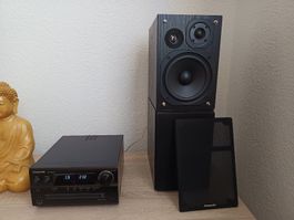 Panasonic Stereo Anlage SA-PMX94 mit 2 Lautsprecher