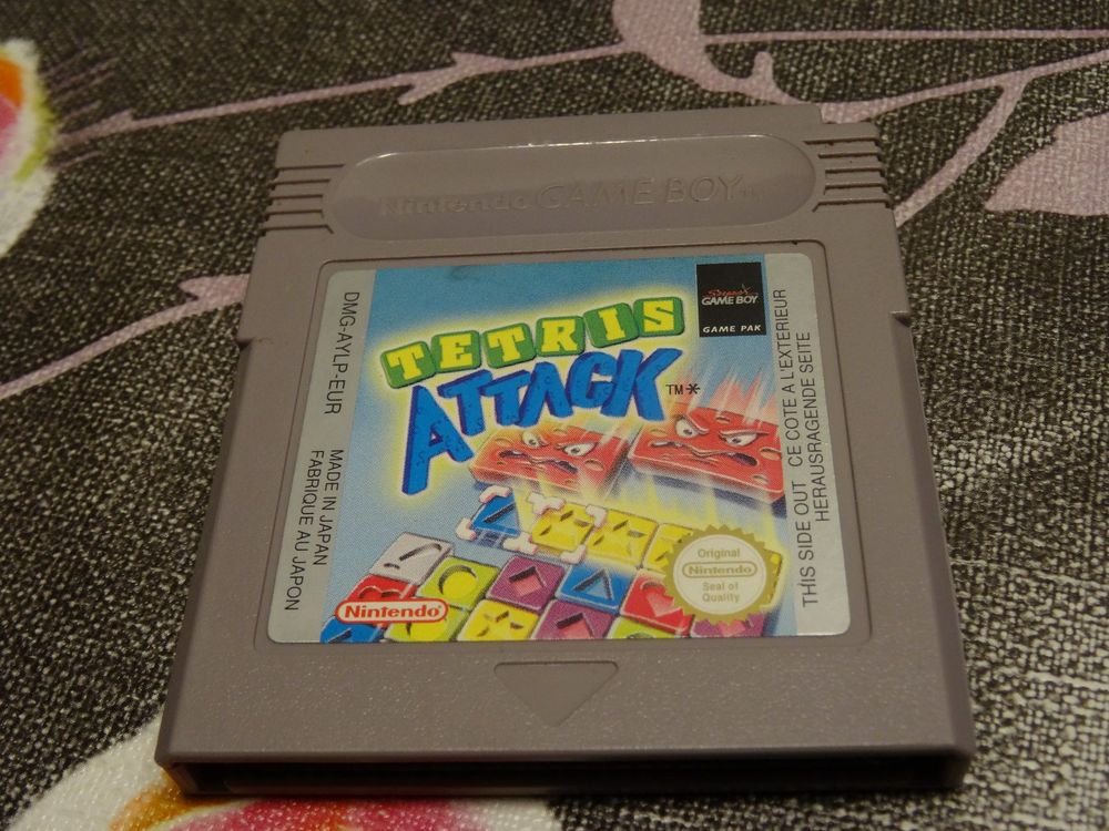 Jeu Game Tetris Attack en boite console Gameboy color advance SP PAL