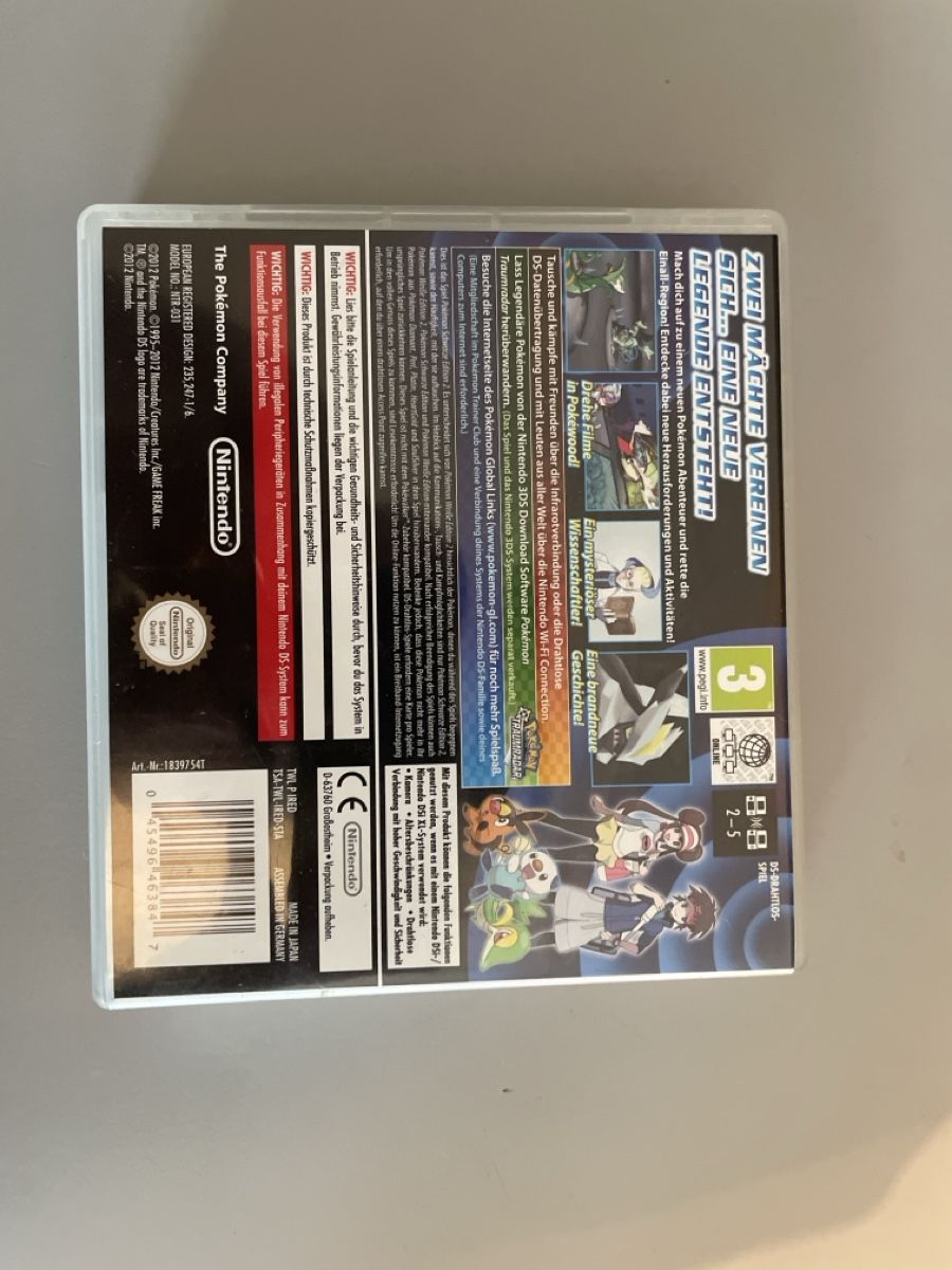 Pokémon Giochi: Nintendo DS Pokémon Schwarze Edition 2 – Usato da Zürich venduto da Mika.monod 2