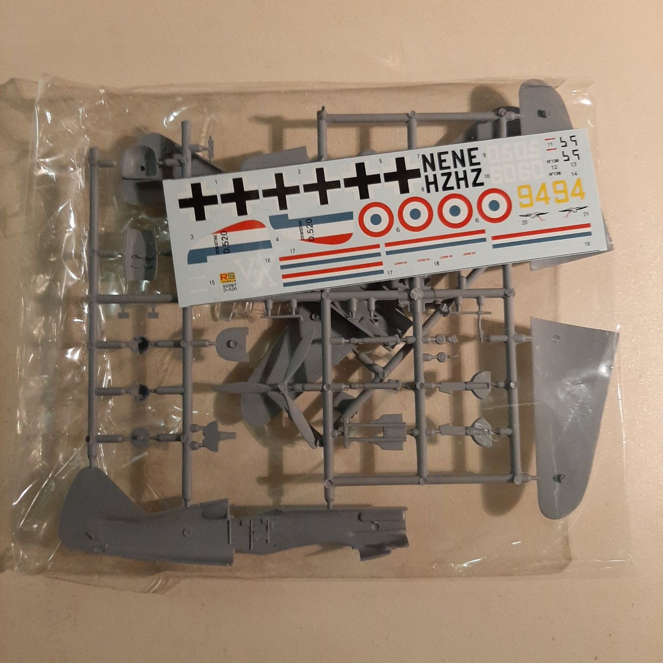 Kit di modellismo & Modellini statici: 3390 ... Dewoitine D. 520 ... RS 92097 – Nuovo (secondo la descrizione) da Bonstetten venduto da Benibanny59 3