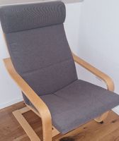 IKEA Poäng Sessel Holzrahmen grau gebrauchter Zustand