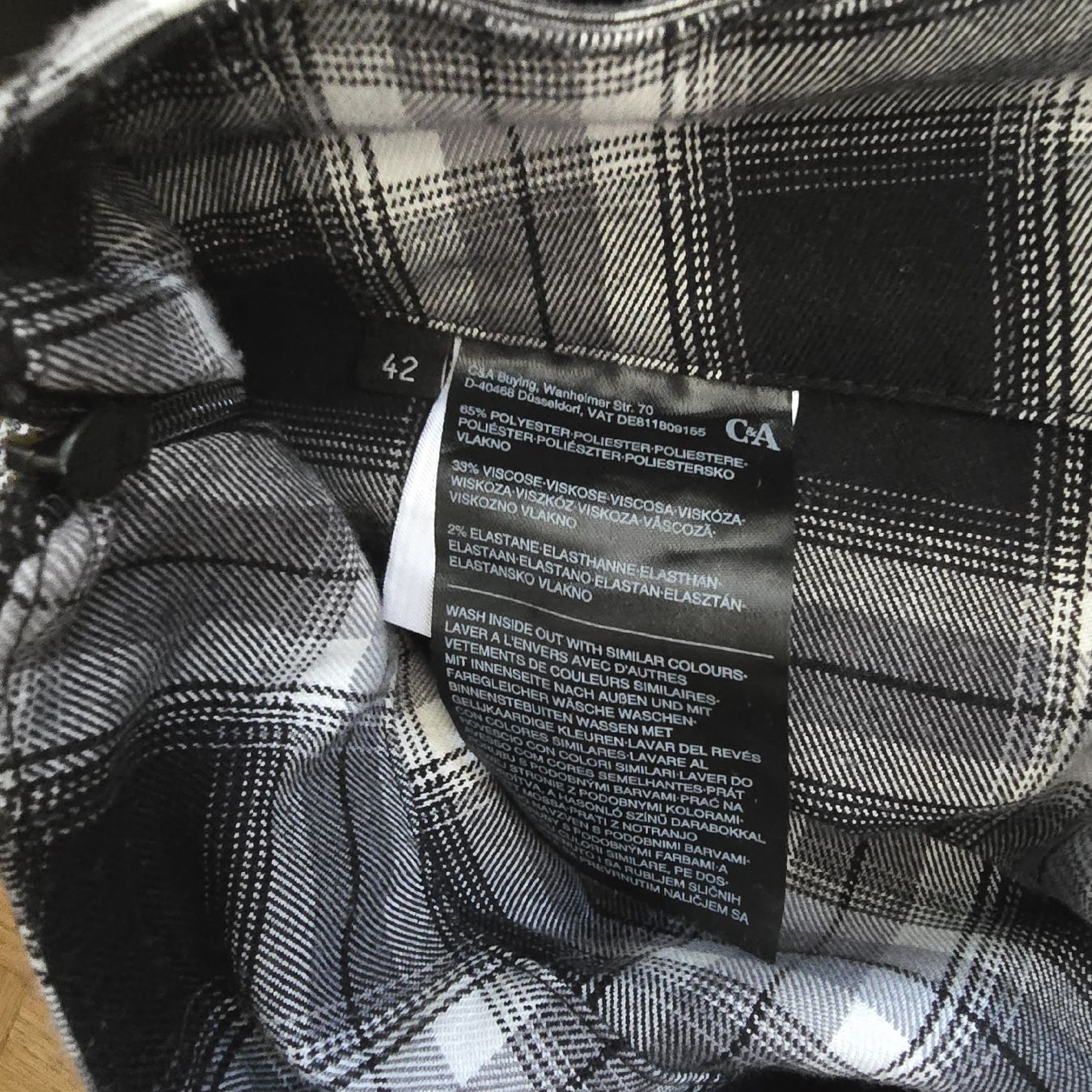 C&A Gonne: Clockhouse Plaid Mini Skort (size 42) – Usato da Basel venduto da DaniJohni 4