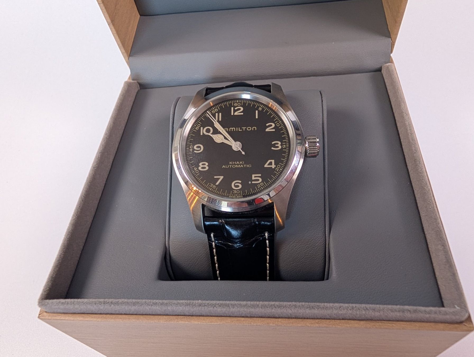 Hamilton Orologi: Hamilton Khaki Field Murph Automatik - Full Set – Usato da Ostermundigen venduto da TradeLab 5
