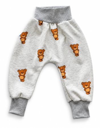 Unisex Fleece Pumphose mit Teddy/Bären68/74 - NEU