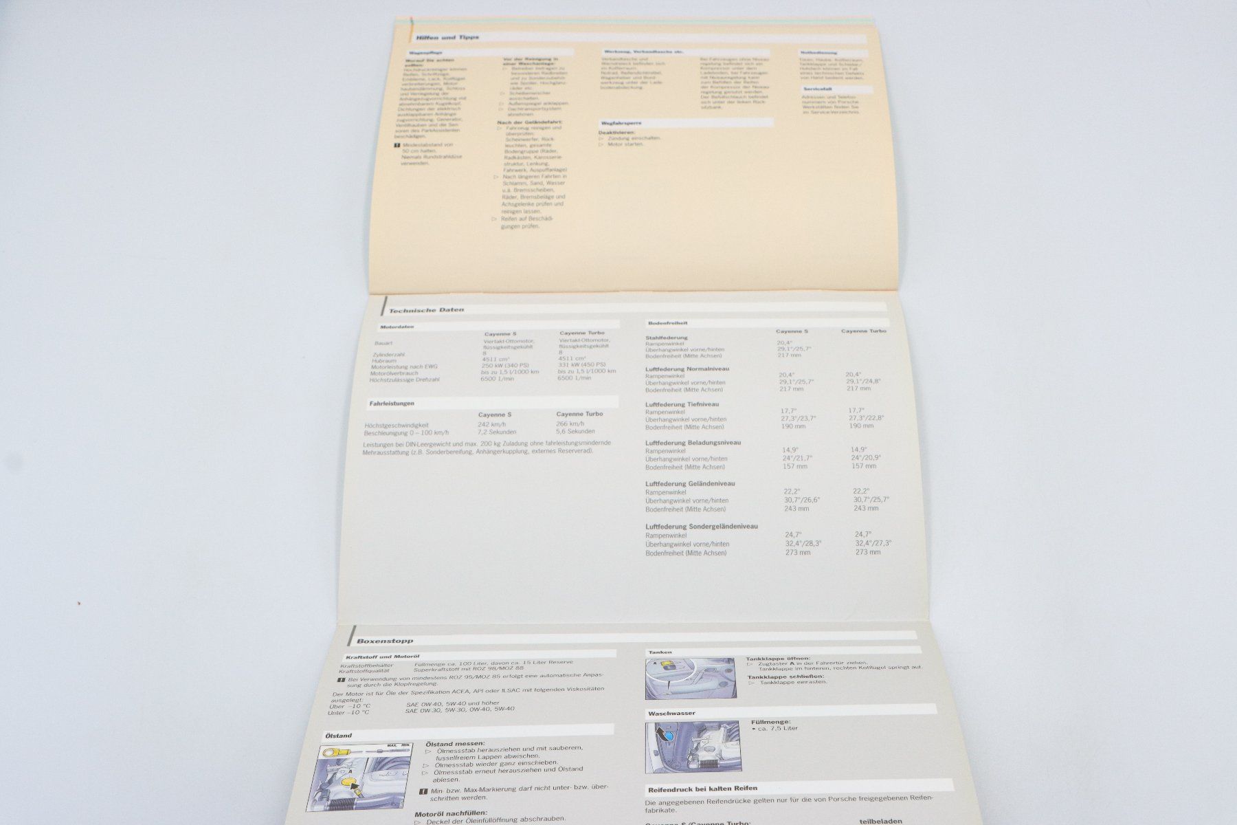 Porsche Documenti: Porsche Cayenne Direkteinstieg Kurzanleitung 2002 – Usato da Bühl b.Aarberg venduto da Collectorpassions 8