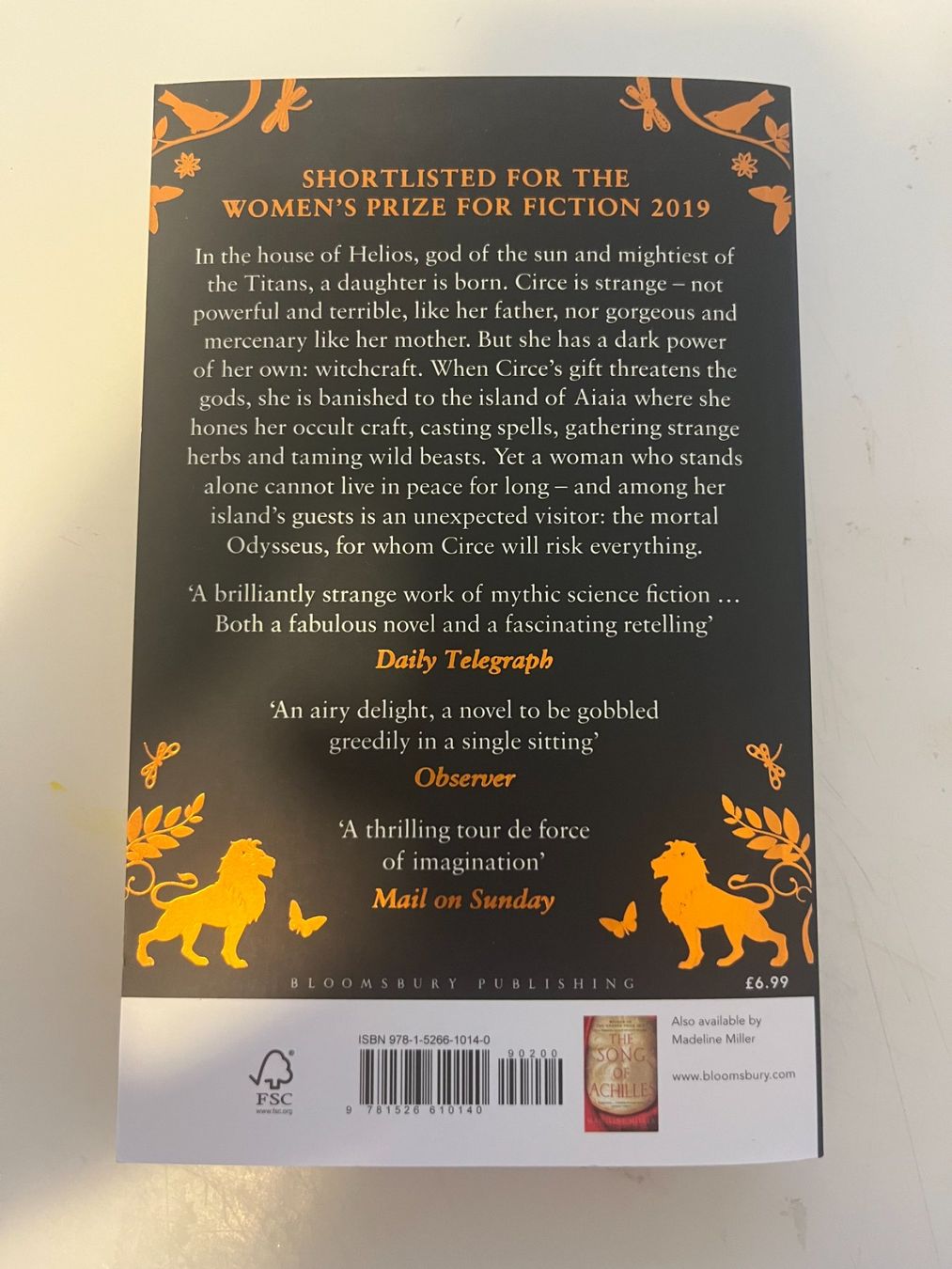 Libri: Buch: Circe, Madeline Miller (Englisch) – Nuovo (secondo la descrizione) da Steinhausen venduto da Silberundpfeil 1